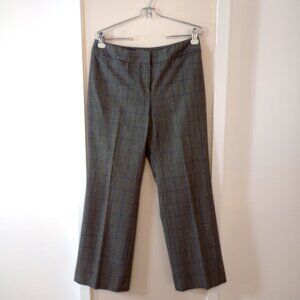 Apt. 9 Stretch Womens Dress Pants, Maxwell, Gray Muted Plaid, Size 12